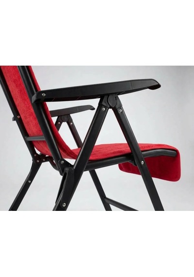 %100 Pamuk Sandalye Kılıfı Kırmızı 60x130 Cm Çok Renkli