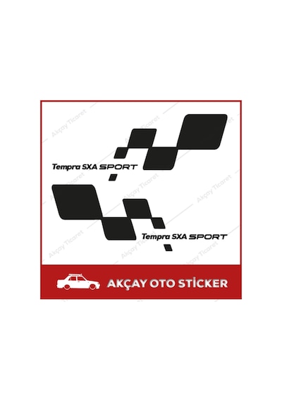 Fiat Tempra Sxa Sticker Fiat Tempra Sticker Tempra Oto Sticker