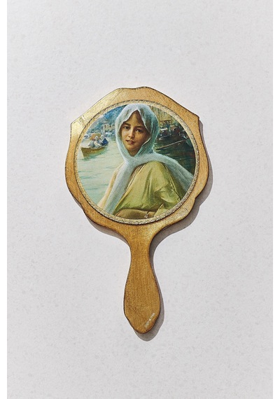 Pasabahce Göksu Sefası El Aynası 17x29 Cm - 1 Adet Cok Renkli