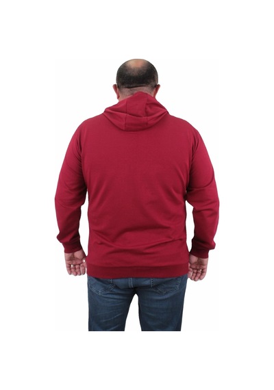 Moc Grande Mocgrande Büyük Beden Basic Mevsimlik Fermuarlı Kapüşonlu Sweat 22751 Bordo-Bordo Moc Grande Mocgrande Büyük Beden Basic Mevsimlik Fermuarlı Kapüşonlu Sweat 22751 Bordo-Bordo