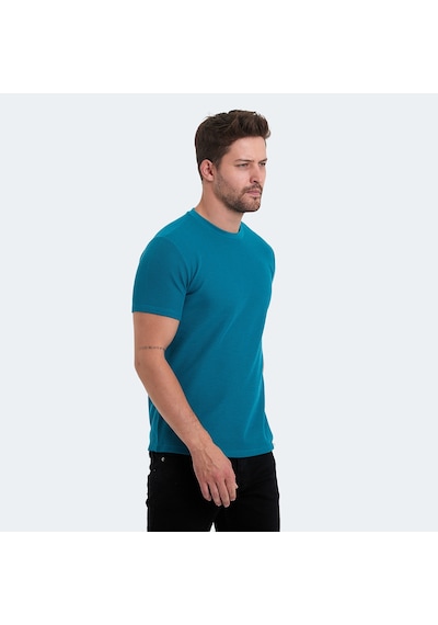 Slazenger VELVEL Erkek  Petrol Tişört