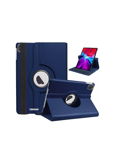 İpad Pro 13 İnç M4 2024 Uyumlu Kılıf Yatay Ve Dikey Standlı 360 Derece Döner Tablet Kılıfı Kapaklı Kılıf