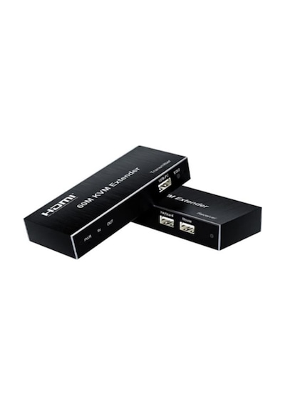 Novacom Nvc-kvm60 4k 60 Metre Hdmı+usb+ır To Cat6 Kvm Extender Renkli