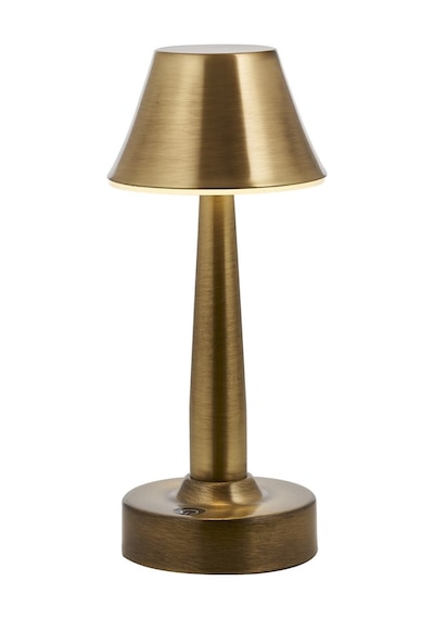 Ledli Dimmerli Masa Lambası Ml64006 Boyalı Nikel Ve Eskitme