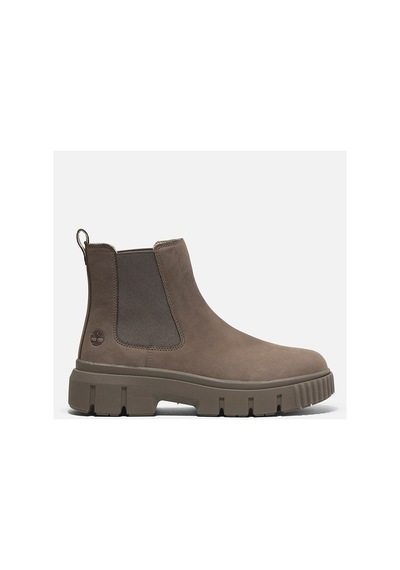 Timberland Greyfield Mid Chelsea Kadın Kahverengi Bot Medium Brown Nubuck