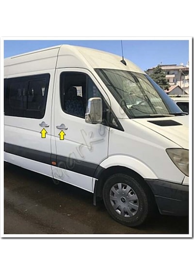 Markadan Mercedes Sprinter Krom Kapı Kolu 2006-2018 4 Kapı Paslan
