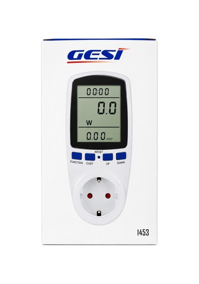 Gesi Pm-1453 Dijital Enerji Tüketim Ölçer Wattmetre 16a
