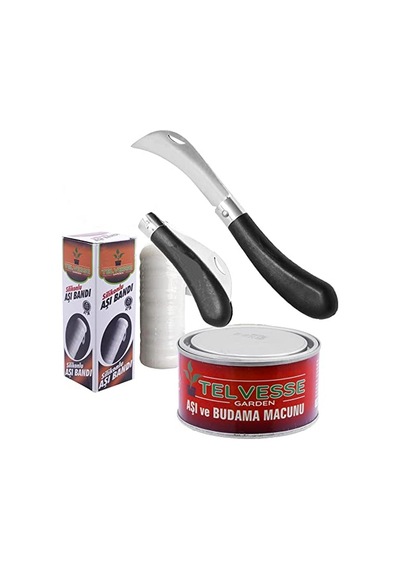Telvesse Desan Eğri Aşı Bıçağı + Aşı Macunu + Aşı Bandı 3'lü Paket