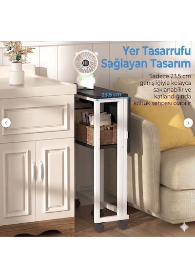 Sidney Kitaplık Raflı Katlanır Masa 70cm Tekerli Bilgisayar Masası Laptop Masası Beyaz-siyah Beyaz - Siyah Sidney Kitaplık Raflı Katlanır Masa 70cm Tekerli Bilgisayar Masası Laptop Masası Beyaz-siyah Beyaz - Siyah