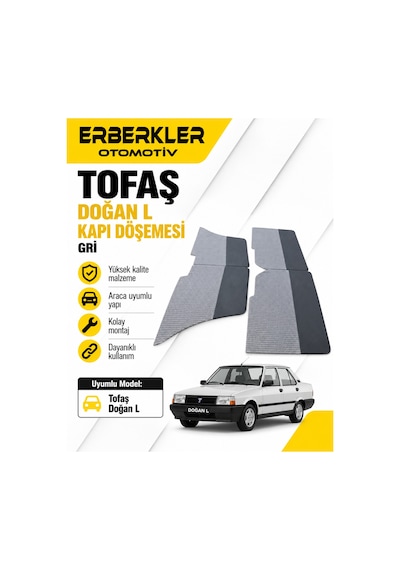 Tofaş Doğan L Kapı Döşemesi Gri - Erb1514