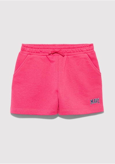 Mavi - Mavi Logo Baskılı Pembe Şort 7410002-71111 Pembe