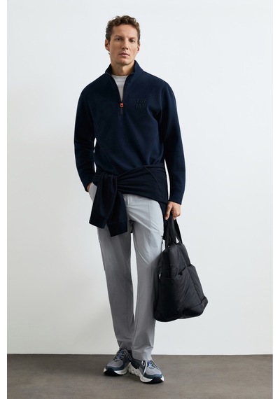 Lufian Chase Erkek Sweatshirt Lacivert Lacivert 112030213100200
