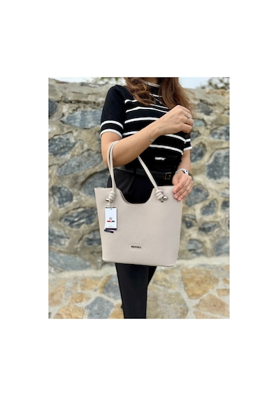 Just Polo Kadın Yeni Sezon Yumuşak Deri Lüks El Çantası Shopper Taş 53889224