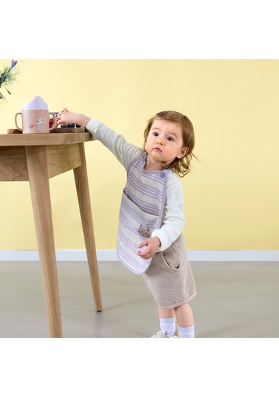 Lassig Tiny Team Cepli Mama Önlüğü Kedi Temalı Çok Renkli