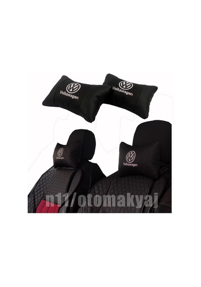 Volkswagen Oto Koltuk Kılıfı Ve Başlık Uyumlu Deri Yastık Set