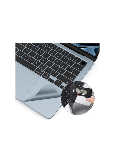 Macbook Air 13.6 İnç Trackpad Koruyucu Ve Palm Koruyucu A2681 A3113 A3240 A3449 Uyumlu M2 M3 M4 M5 Avuç İçi Koruma Seti Gök Mavisi Belirtilmemiş