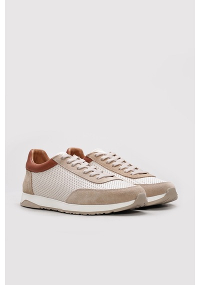 Fast Step Hakiki Deri Erkek Casual Ayakkabı 723ma065 Bej