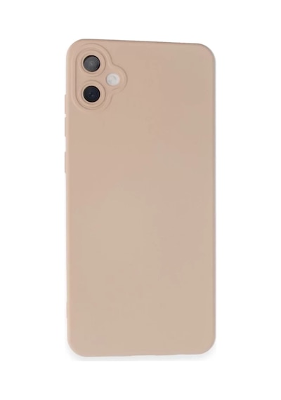 Samsung Uyumlu Galaxy A05 Uyumlu Kılıf Nano İçi Kadife Silikon - Pudra