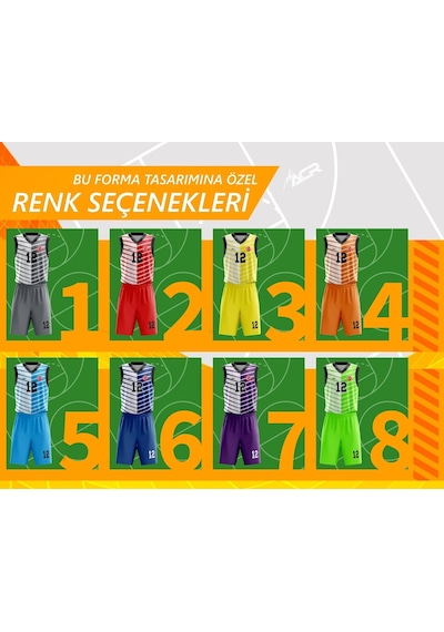 Acr Giyim Kişiye Özel Basketbol Forması - Dizayn : Çam