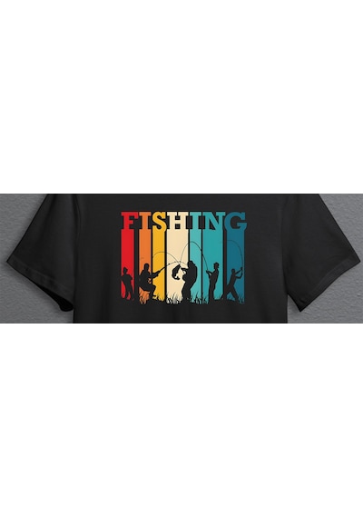 Bumeta Balıkçılık Olta Unisex Tişört T-shirt 001