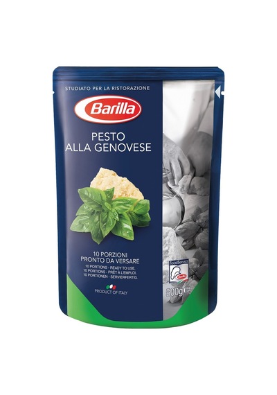 Barilla Pesto Genovese 500g - İtalyan Fesleğenli Kremamsı Makarna Sosu Tarı