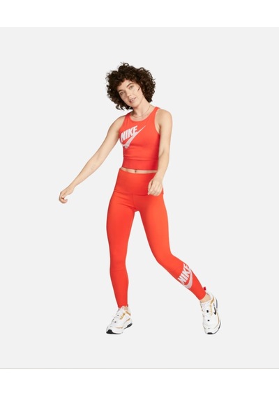 Nike Dri-fit One Colorblock High-waisted Dance Training Kadın Tayt Dz4611-633 Kırmızı - Turuncu Nike Dri-fit One Colorblock High-waisted Dance Training Kadın Tayt Dz4611-633 Kırmızı - Turuncu