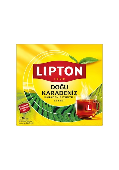 Lipton Doğu Karadeniz Bardak Poşet Çay 100'lü 200 G - 6 Adet Tarı