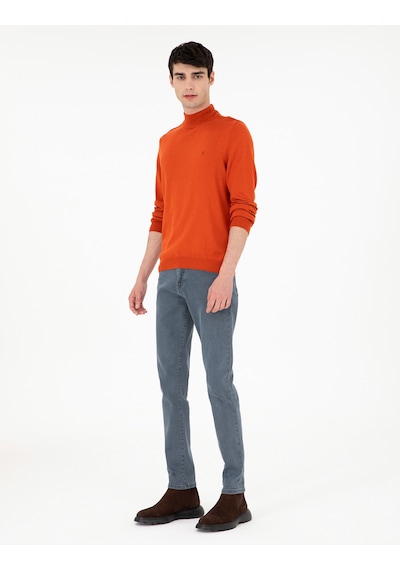 Pierre Cardin Erkek Turuncu Kazak /triko 50296614-vr051 Turuncu