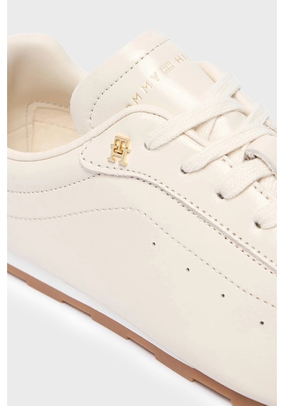 Tommy Hilfiger Deri Sneaker Ayakkabı Kadın Ayakkabı Fw0fw09495 Aeo Bej