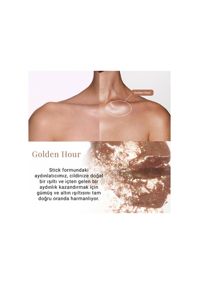 Işıltılı Stick Highlighter - Cool Stick Body Highlighter Golden Hour Ffffff