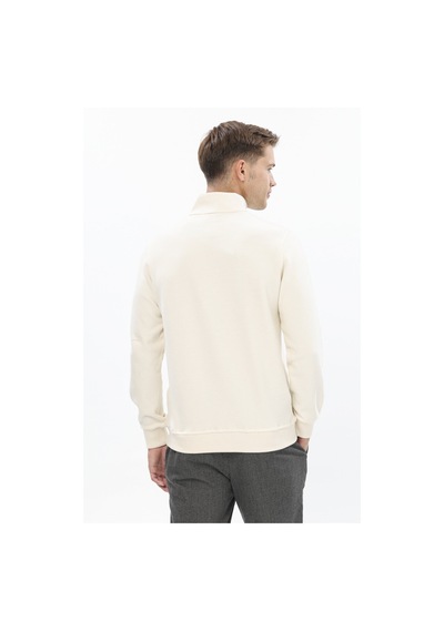 Erkek Kadife Sweatshirt 252209003.kdfhyfr Ekru