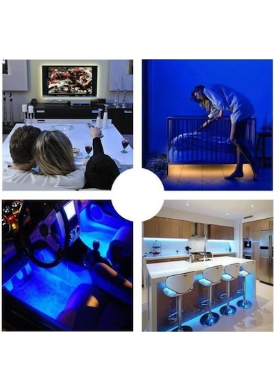 Tv Arkası Aydınlatma Otomobil Ayak Altı Led Monitor Gece Ambians Lambası