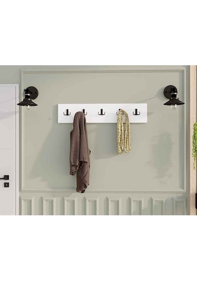 Decormet 5li Askılık Beyaz Diğer