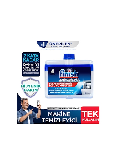 Finish Temizlik ve Bakım Seti (Parlatıcı 400 ML+ Makine Temizleyici Sıvı 250 ML+ Tuz 550 G)