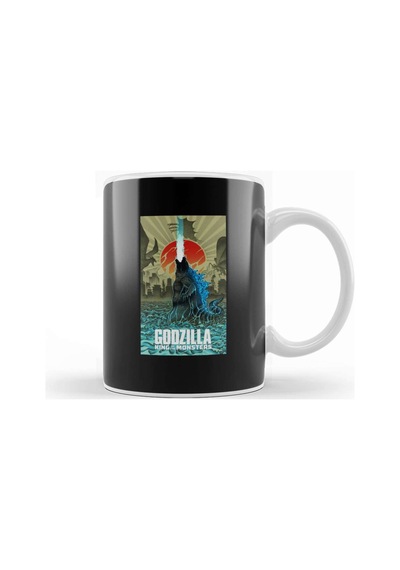 Godzila King Of The Monsters Kupa Bardak Porselen No1578 Karışık