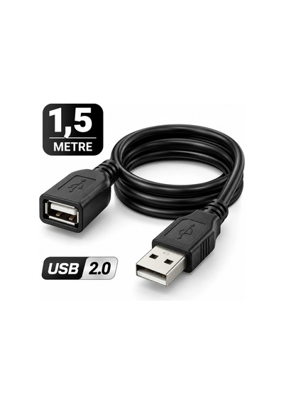 Platoon Pl-5021 1,5 Metre Usb Uzatma Kablosu Usb 2.0 Uzun Menzilli Bağlantı