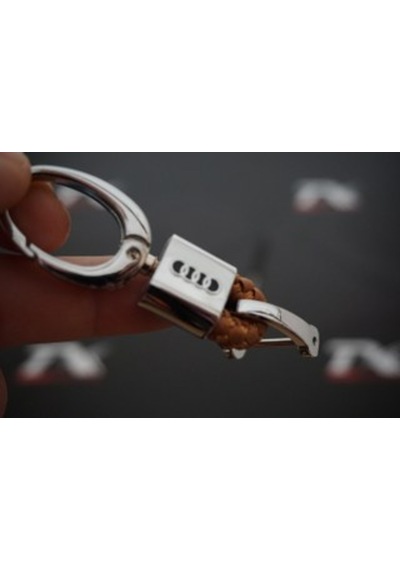 Audi Uyumlu Logo Stil Hasır Desen Anahtarlık K (321210006)