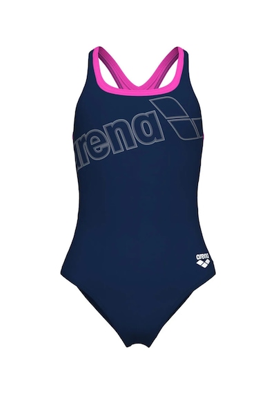 Girl's Logo Swimsuit Swim Pro Kız Çocuk Mayo Lacivert