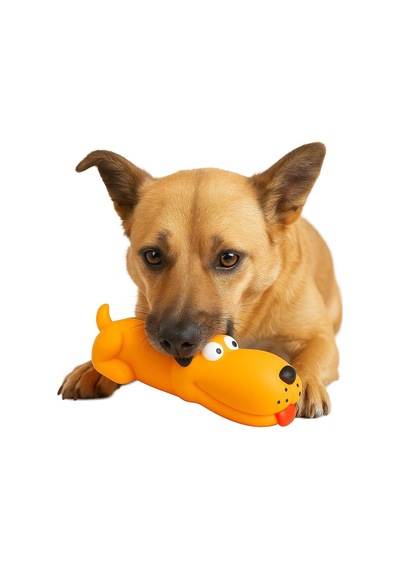 Madpet Köpek Oyuncağı Sesli Uzun Köpek Modeli Dayanıklı Çiğneme Oyuncağı Köpekler İçin Sesli Pl