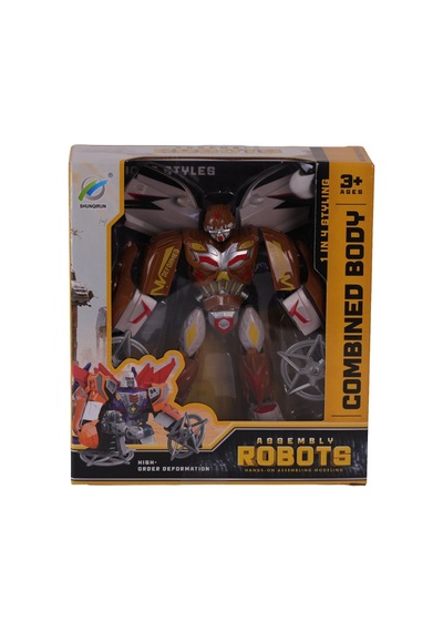339-20 339-21 4 Farklı Asorti Dönüşebilen Robotlar Çok Renkli