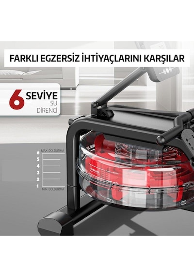 Slazenger Flux Su Dirençli Bluetooth Fitness Uygulamalı Nabız Ölçerli Egzersiz Küreği