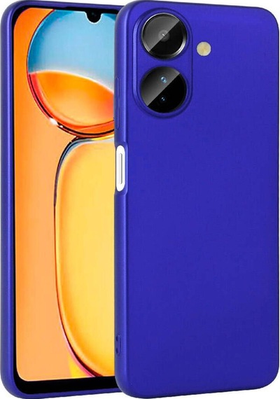 Xiaomi Redmi 13c Kılıf Zore Premier Silikon Kapak Saks Mavi