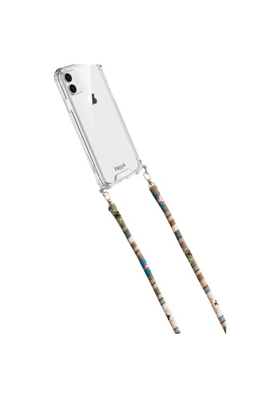 Hippi Birch Renkli İpli Boyun Askılı Kumaş Telefon Askısı - 110 Cm