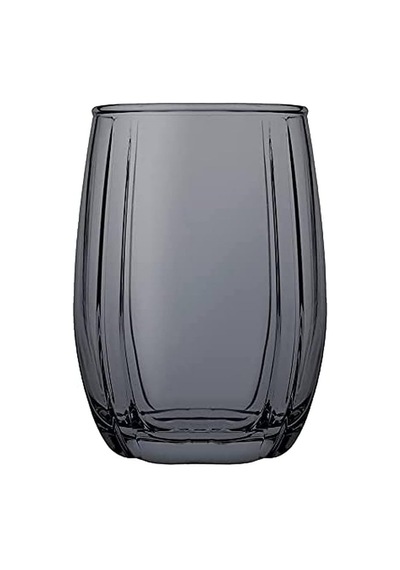 Paşabahçe Linka Su Bardağı, Gri, 380 Cc, 6'li Set, Meşrubat Bardağı Çok Renkli