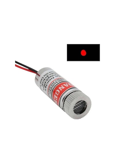 3-5v Nokta Lazer Diyot 5mw 650nm Kırmızı Lazer Modülü