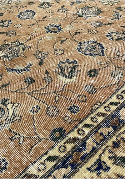 Bohem Stil Vintage Halı Özel Tasarım Anadolu Koleksiyonu Bej