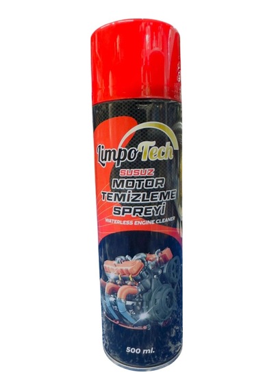 Limpo Tech Susuz Motor Temizleme Spreyi 500 Ml Su Gerektirmeyen Yağ & Kir Çözücü