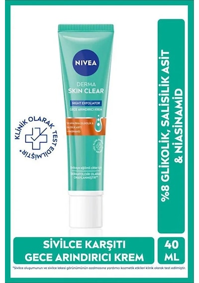 Derma Skin Clear Gece Kremi 40 Ml