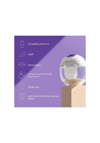 Lansinoh® Giyilebilir Çiftli Göğüs Pompası
