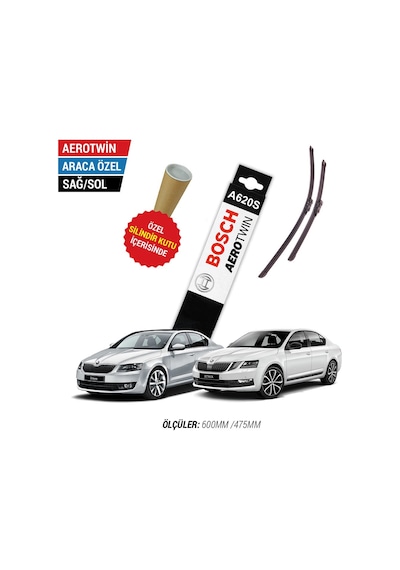 Bosch Aerotwin A620S Skoda Octavia Silecek Seti (2013-2019)